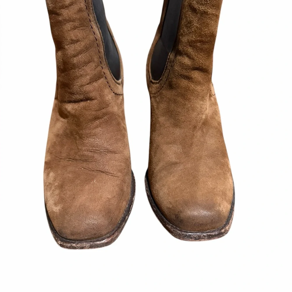 Trask brown leather